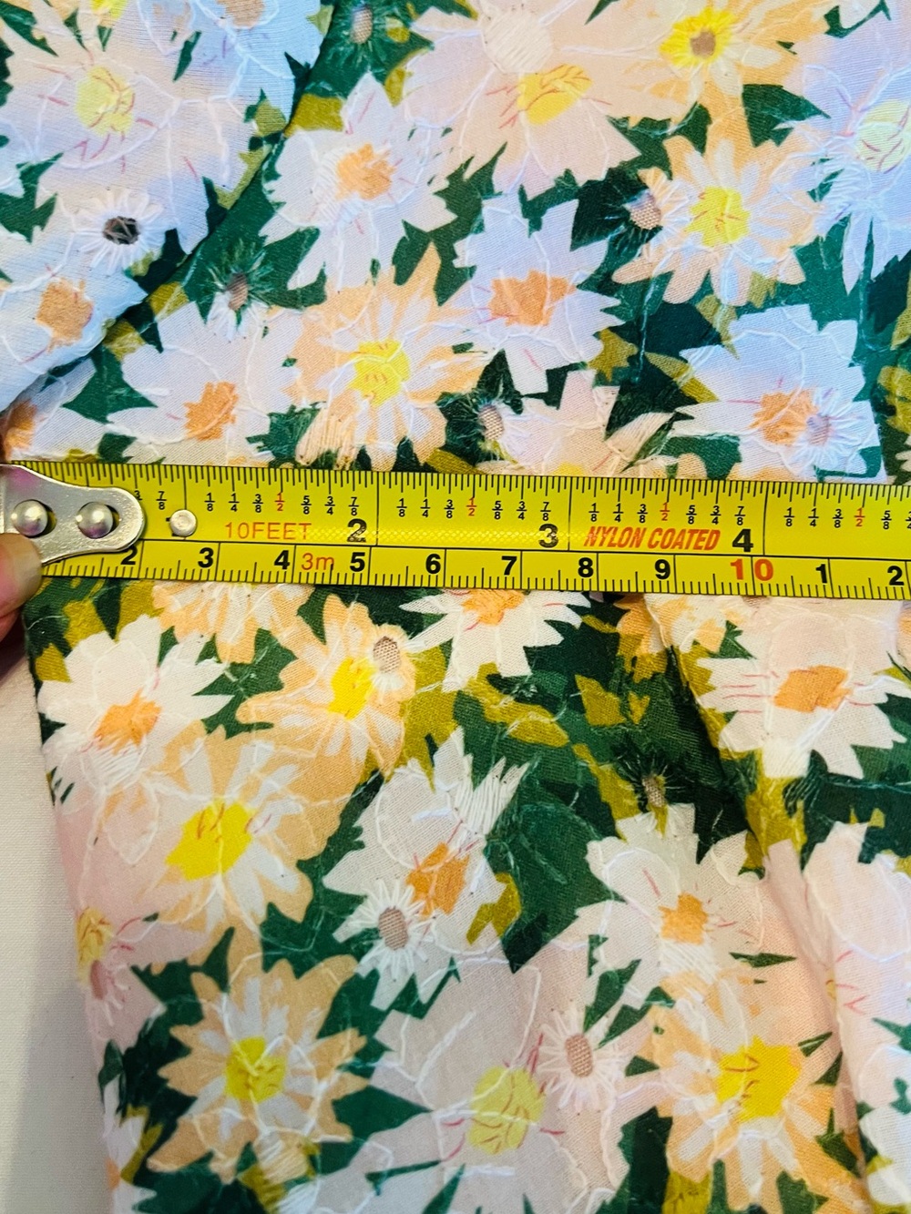 AREUM Italian Floral Dress - Size L (Fits like US Medium 4-6) - Picture 8 of 10
